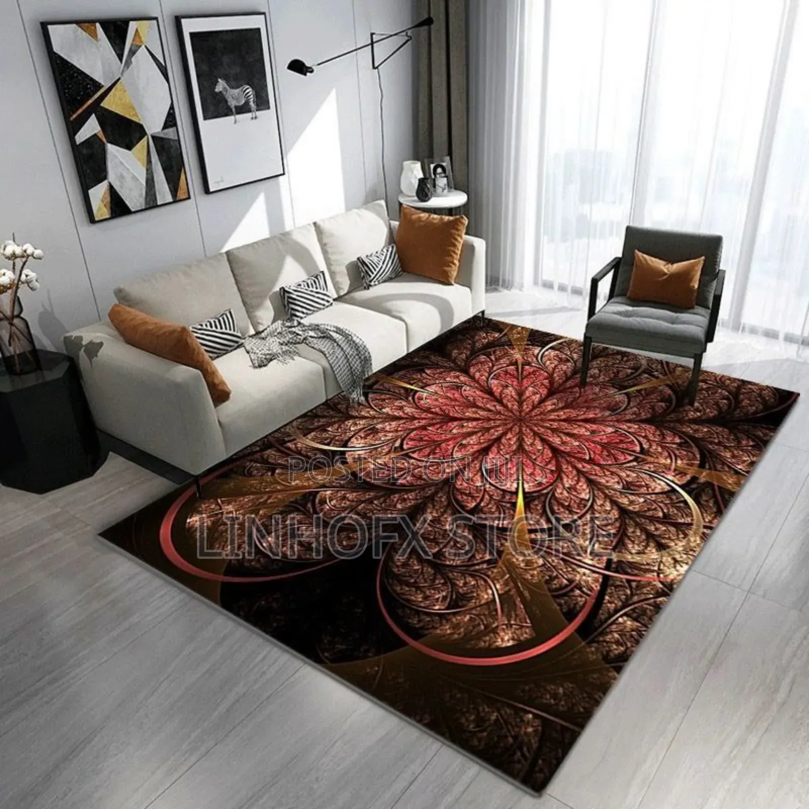 3d Center Carpet 160x230cm