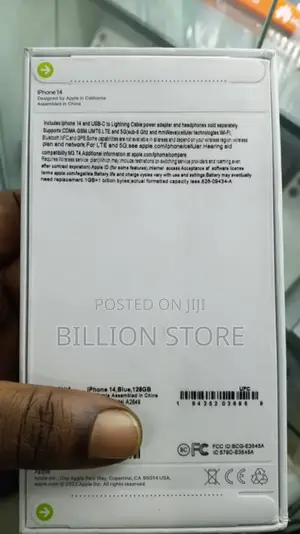 New Apple iPhone 14 128 GB Blue