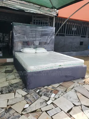 Wonderfully Made 6 by 6 Bed Frame and Foam