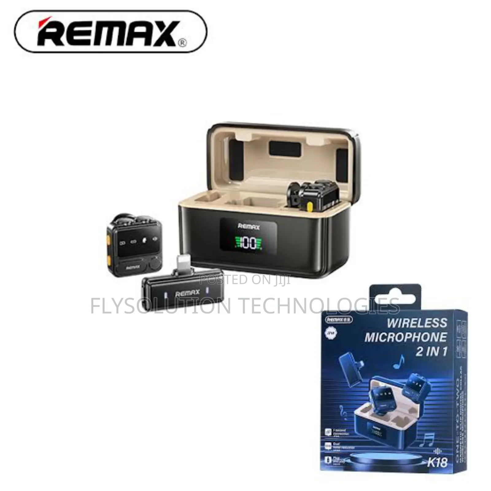Remax 2-in-1 iPhone Wireless Microphone