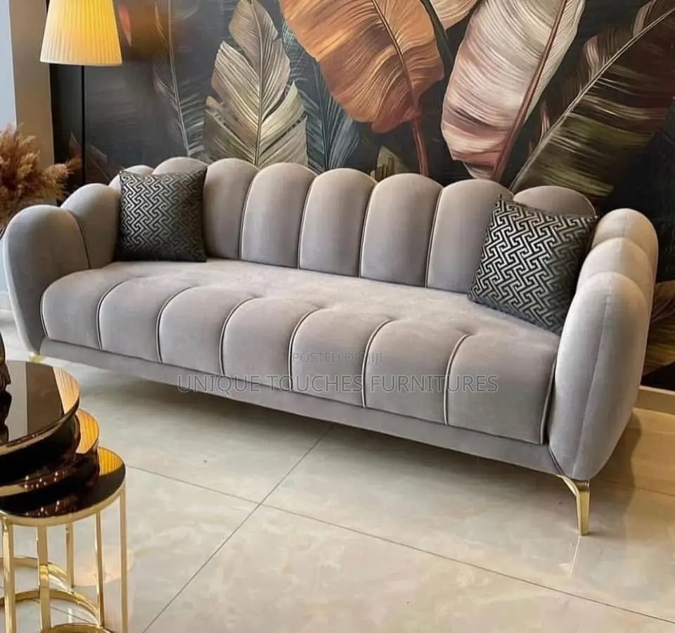 One Set Multicoloured Luxurious Sofa Set