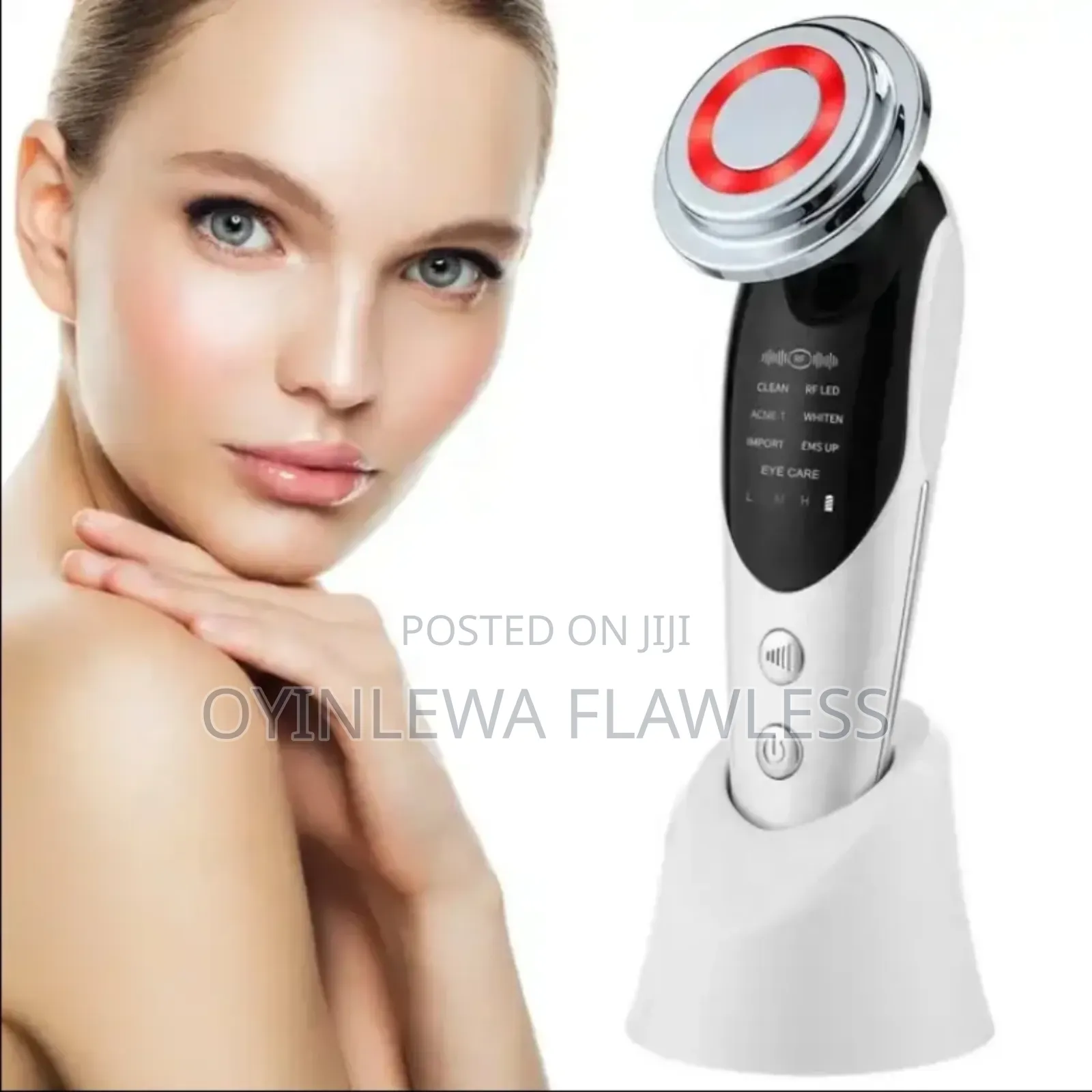 Anti Aging Ems Ionic Facial Micro Current Red Light Skin Rejuvenation