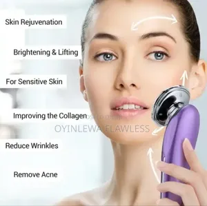 Anti Aging Ems Ionic Facial Micro Current Red Light Skin Rejuvenation