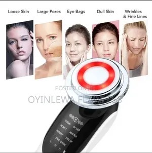 Anti Aging Ems Ionic Facial Micro Current Red Light Skin Rejuvenation
