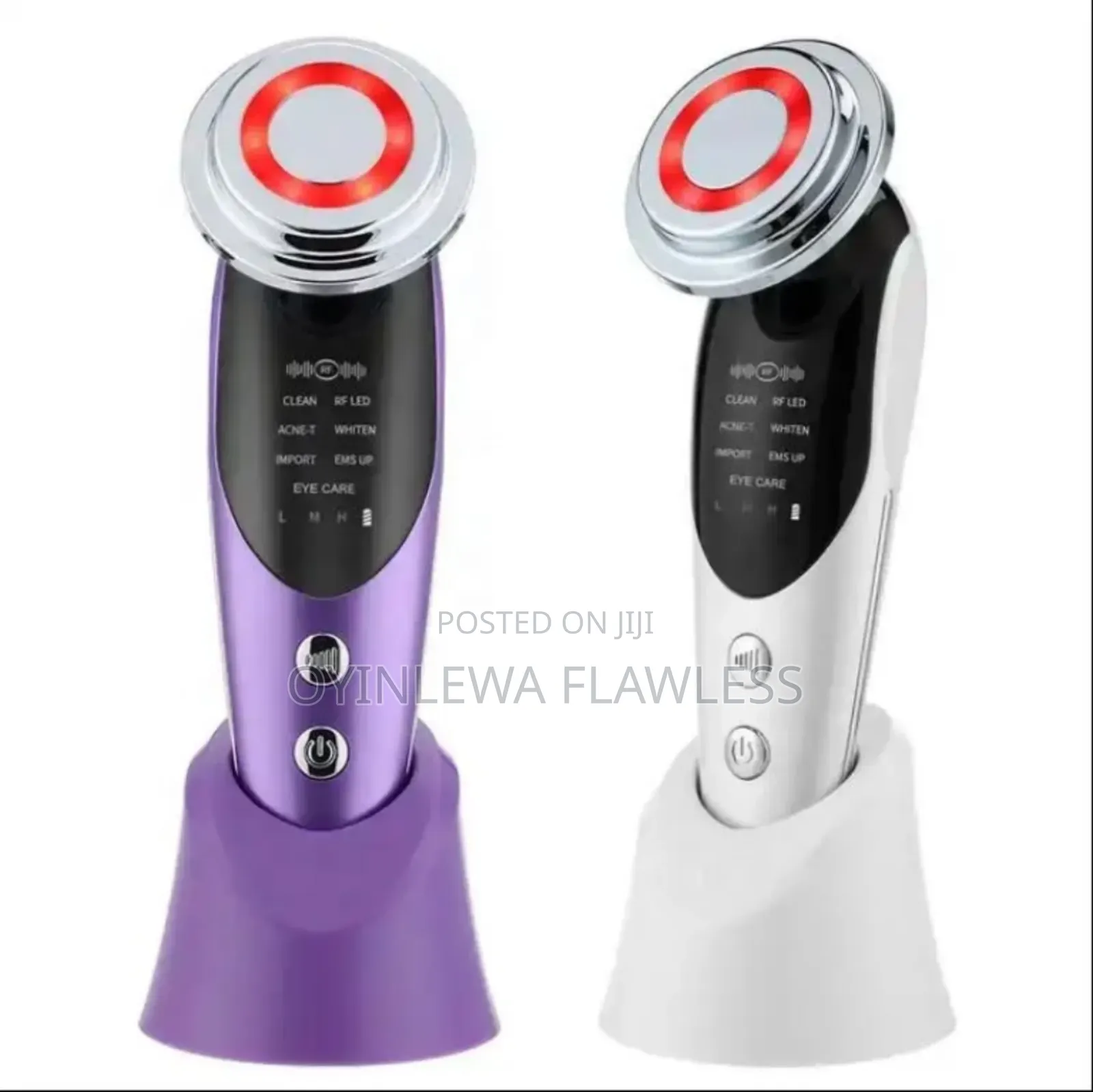 Anti Aging Ems Ionic Facial Micro Current Red Light Skin Rejuvenation