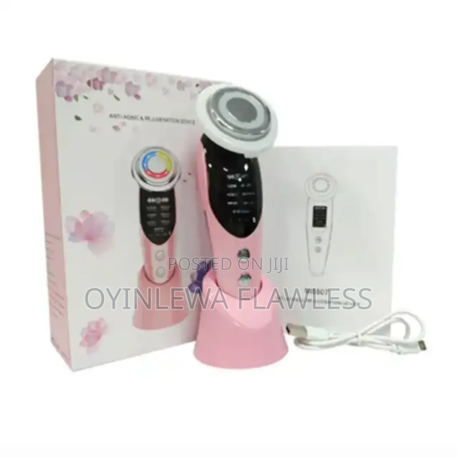 Anti Aging Ems Ionic Facial Micro Current Red Light Skin Rejuvenation