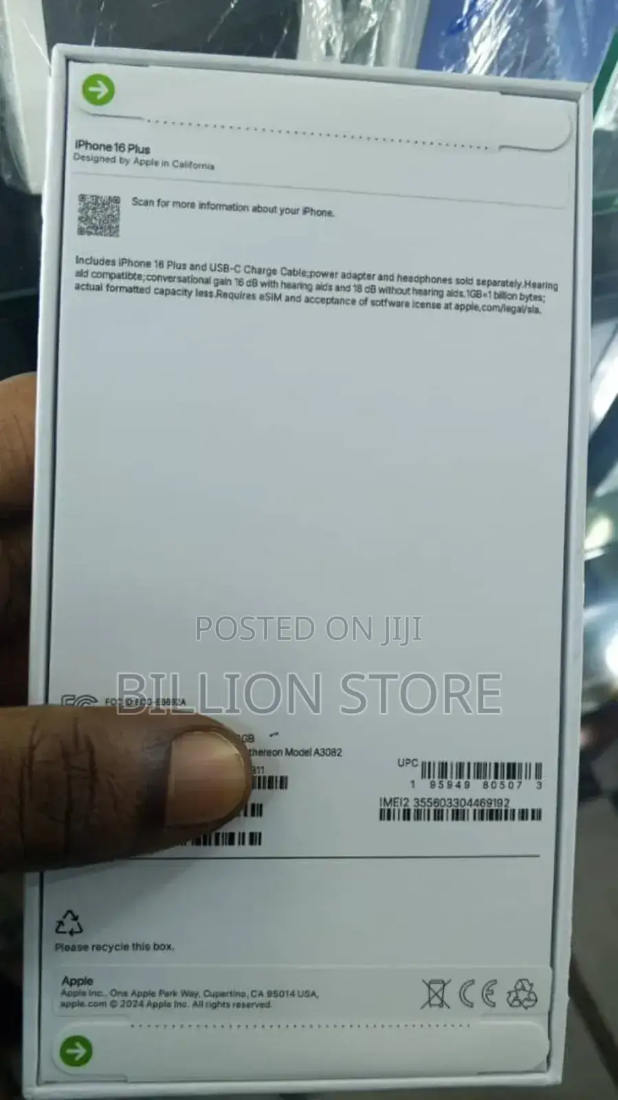 New Apple iPhone 16 Plus 512 GB Green