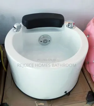 Luxury Spa Acrylic Pedicure Foot Bath/Bowl With Footrest