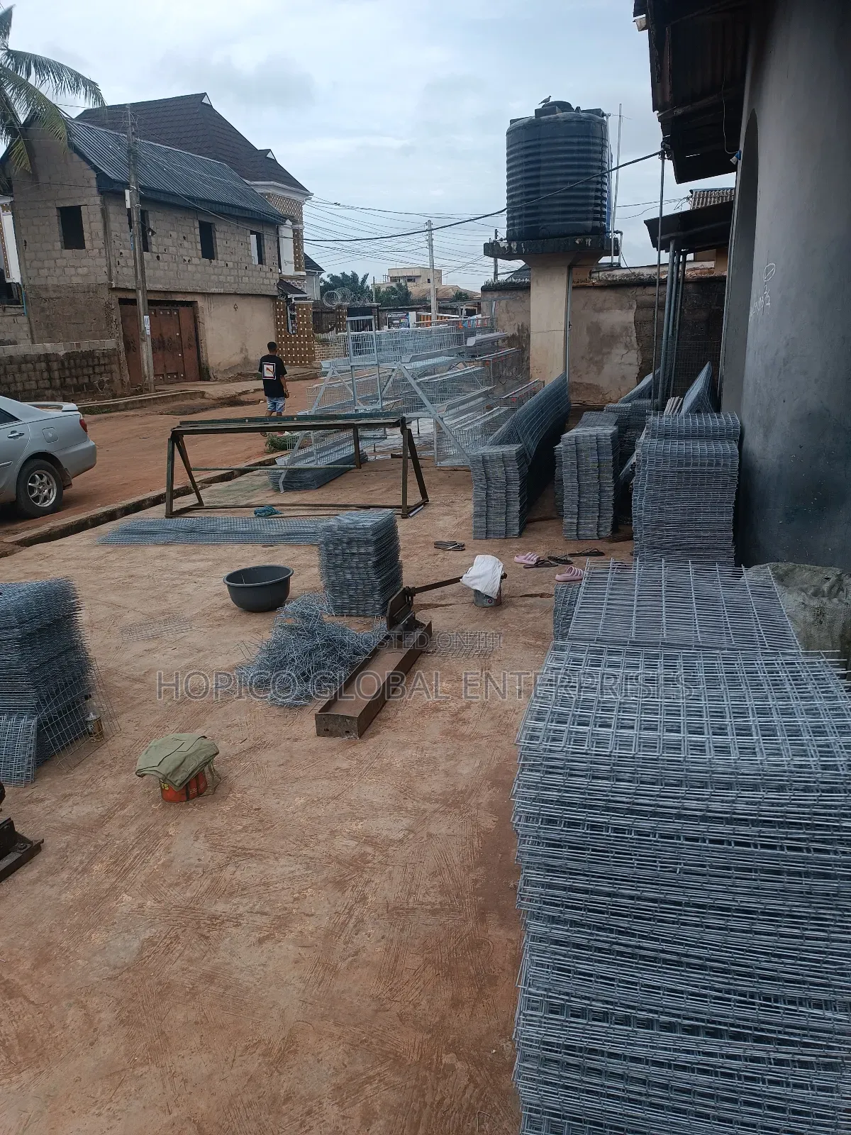 Massive Poultry Cage Construction Workshop