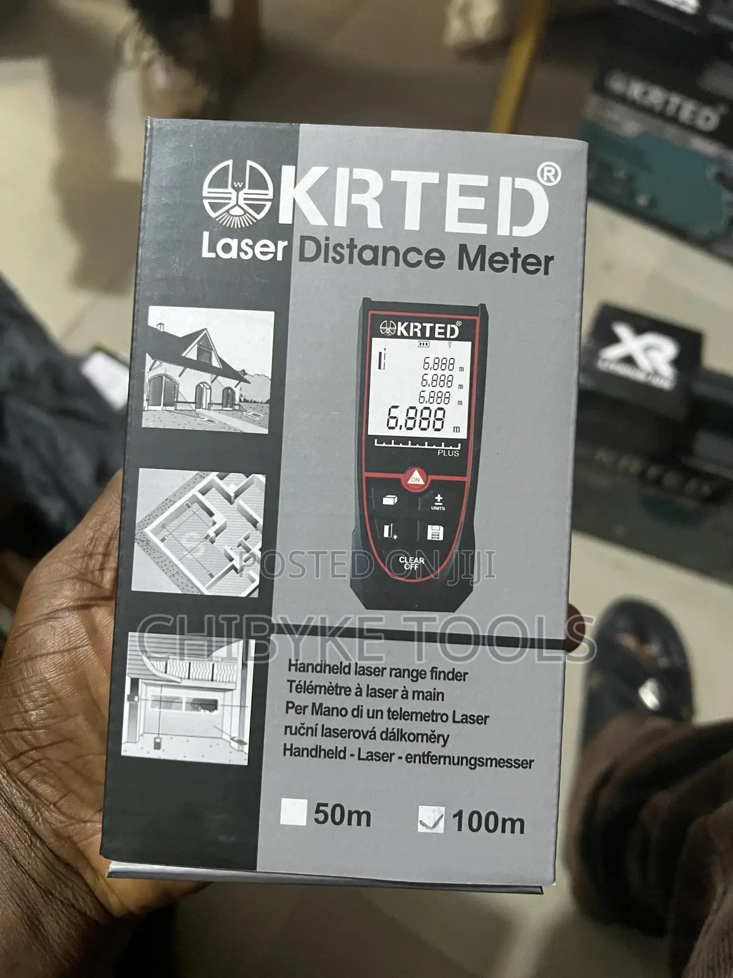 100m Distance Laser Tape