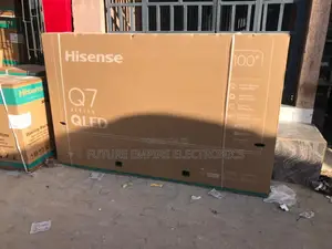 Original Hisense TV 100 Inche Smart Frameless Q7 Series Qled