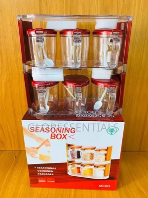 Seasoning Box Spice Containers With Stand