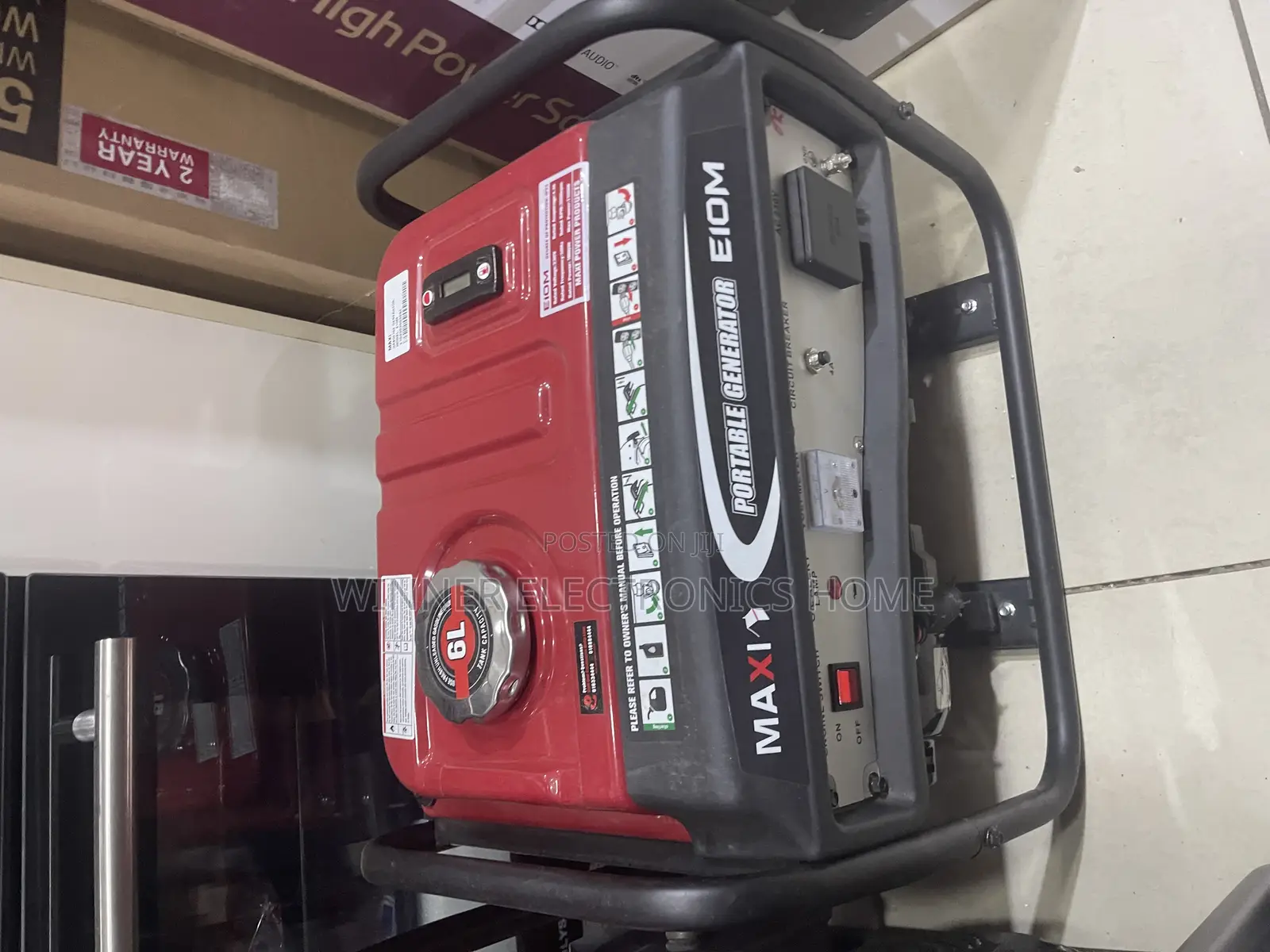 Maxi E10m 1.25kva Generator