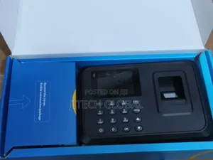 Attendance Biometric Fingerprint Machine- Black