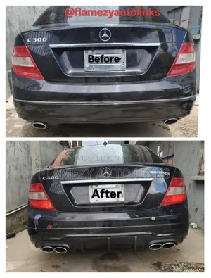 Back Bumper C300 Amg Upgrade