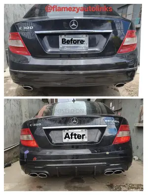 Back Bumper C300 Amg Upgrade