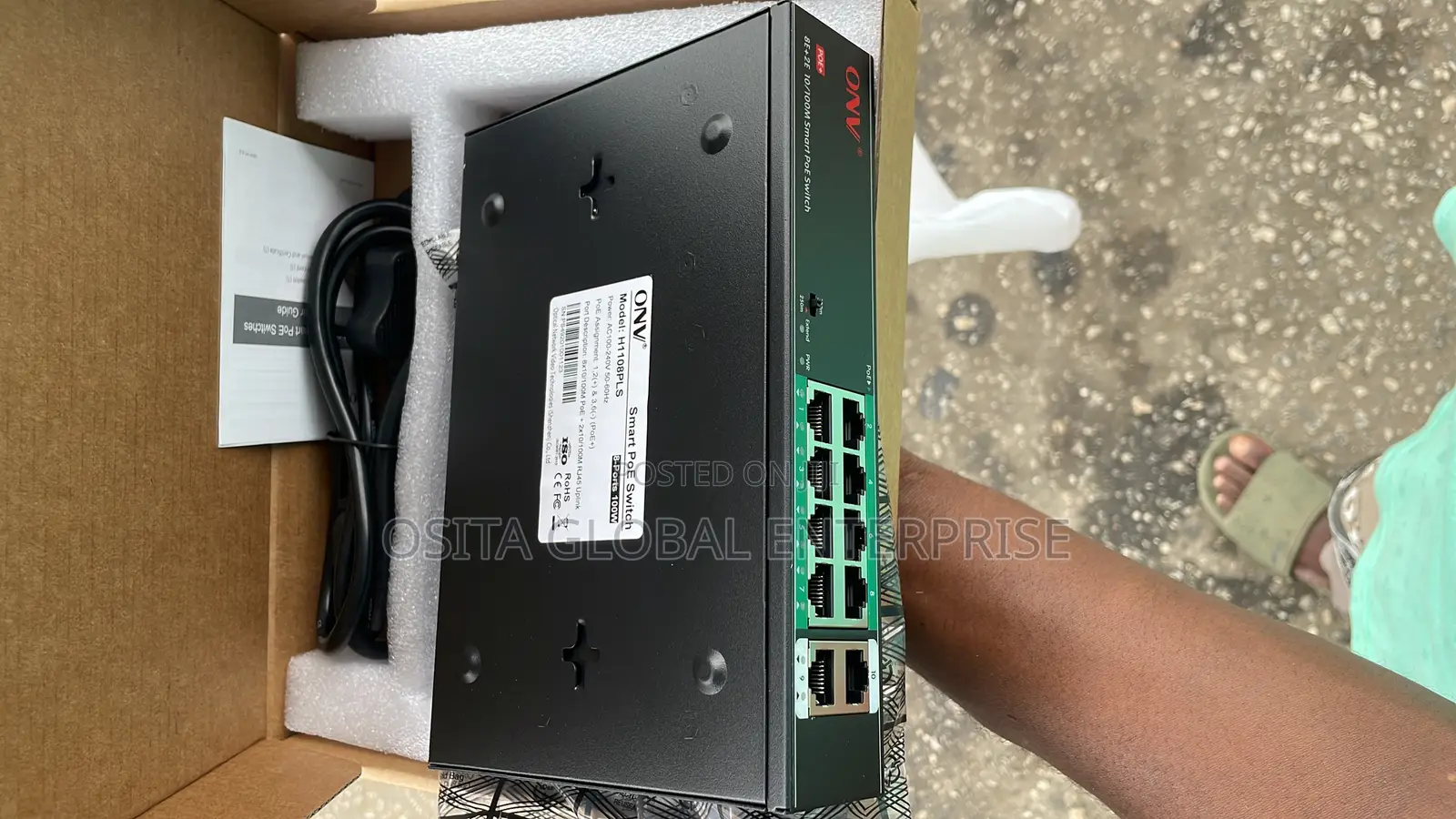 8 Ports Onv Smart Poe Switch