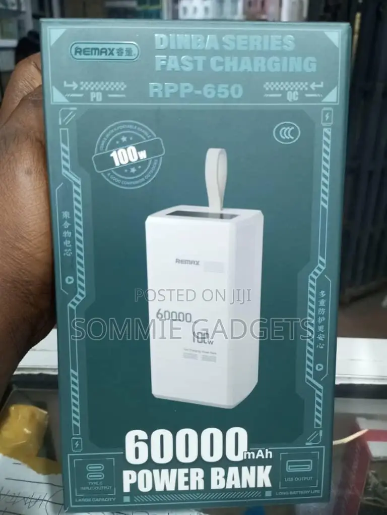 Remax Laptop Powerbank 100w 60000mah