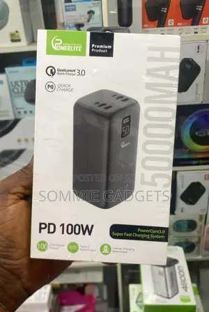 Powerlite Laptop Power Bank 100w 50000mah
