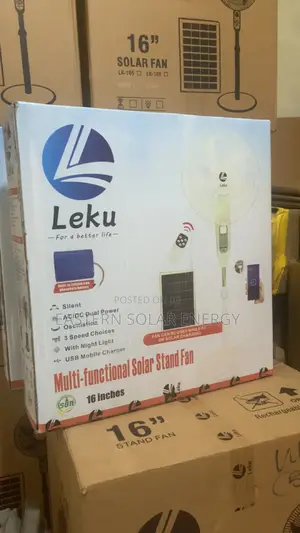 Leku Solar Fan 16inches