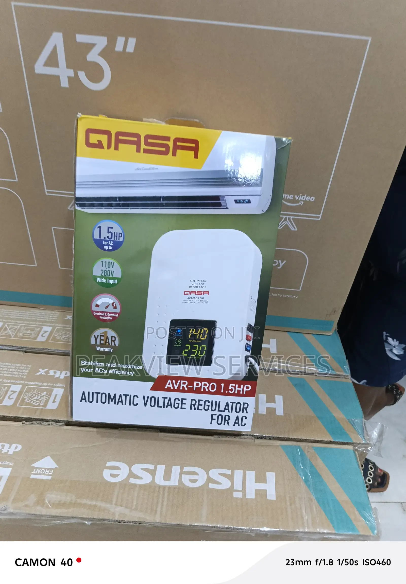 Qasa 2000w Wall Mounted Voltage Stabilizer