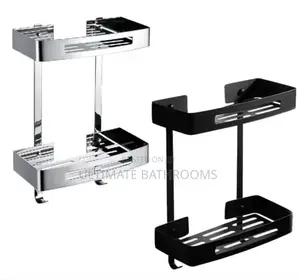 Double Straight Wall Mounted Storage Shelf