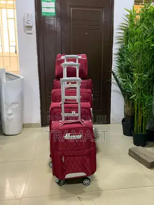 Swiss Polo 5-piece Luggage Set – Bold Red Edition