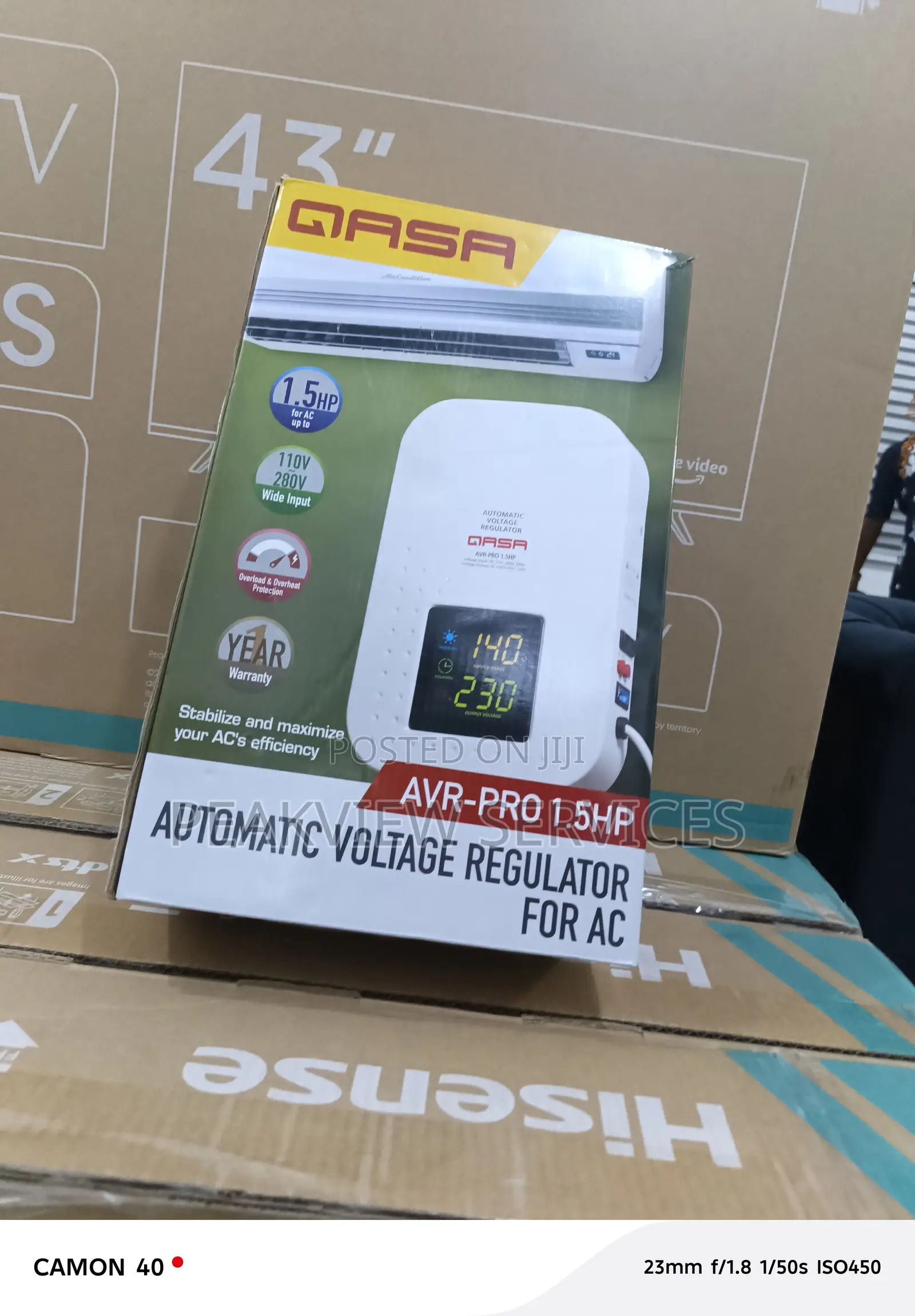 Power Up Safely With Qasa 2000w Wall Mount Stabilizer