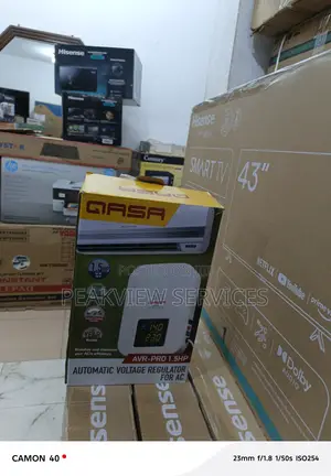 Qasa Voltage Regulator 2000w Wall Installation, Auto Cut-Off