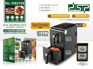 DSP Digital Dual Basket Airfryer