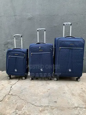 Swiss Polo 3-piece Luggage Set – Elegant Blue Edition