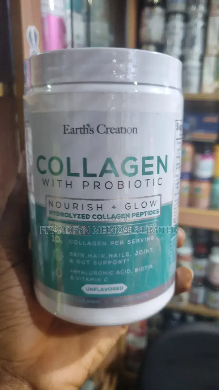 Earth Creation Collagen With Probiotic