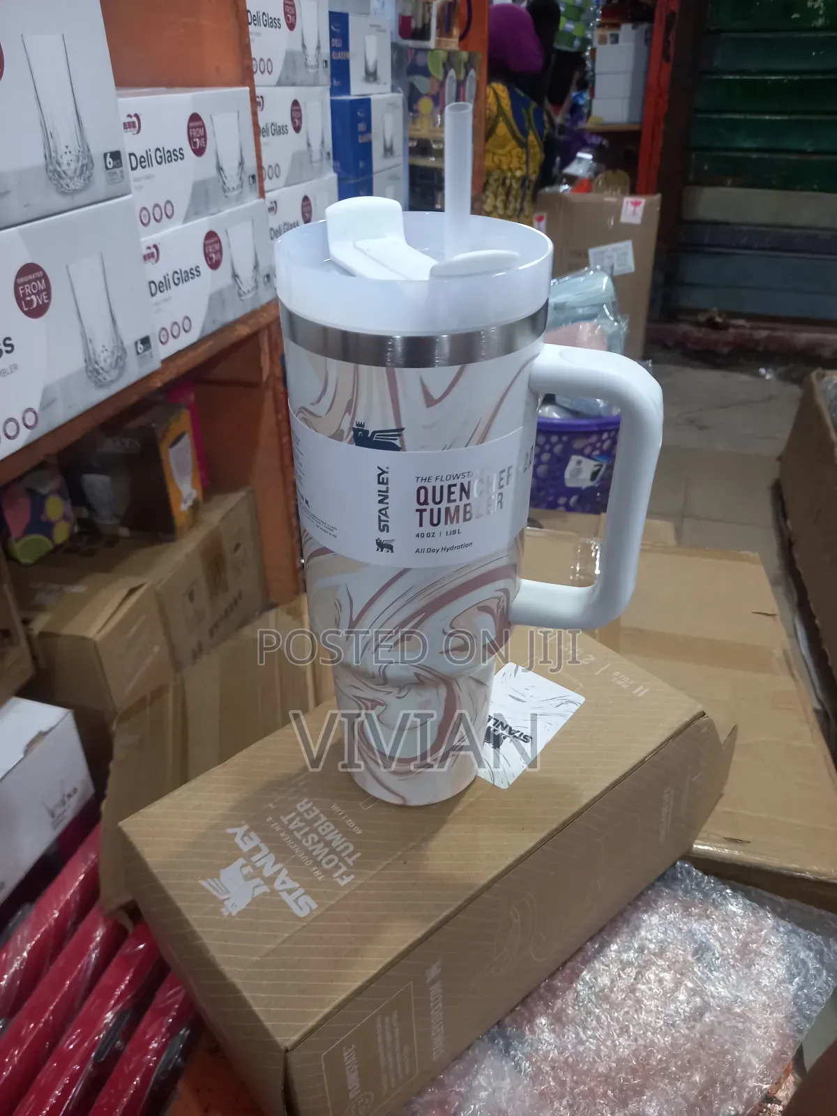 40 Oz Marble Stanley Cup
