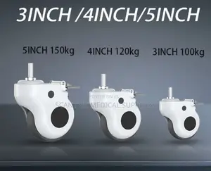 Adjustable Bed Large Caster Wheels
