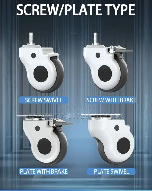 Crank Frame Jumbo Caster Wheels