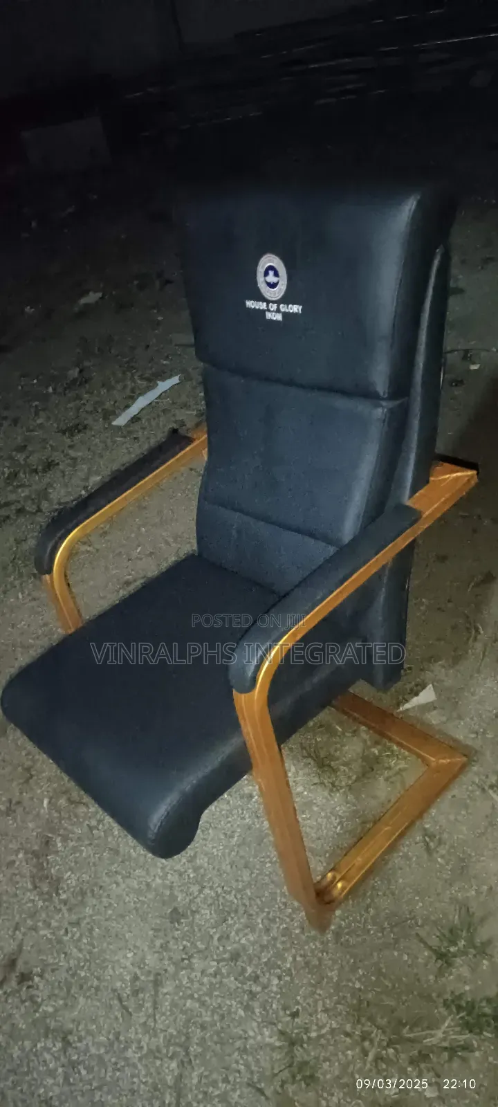 Executive Leather Chair With Logo