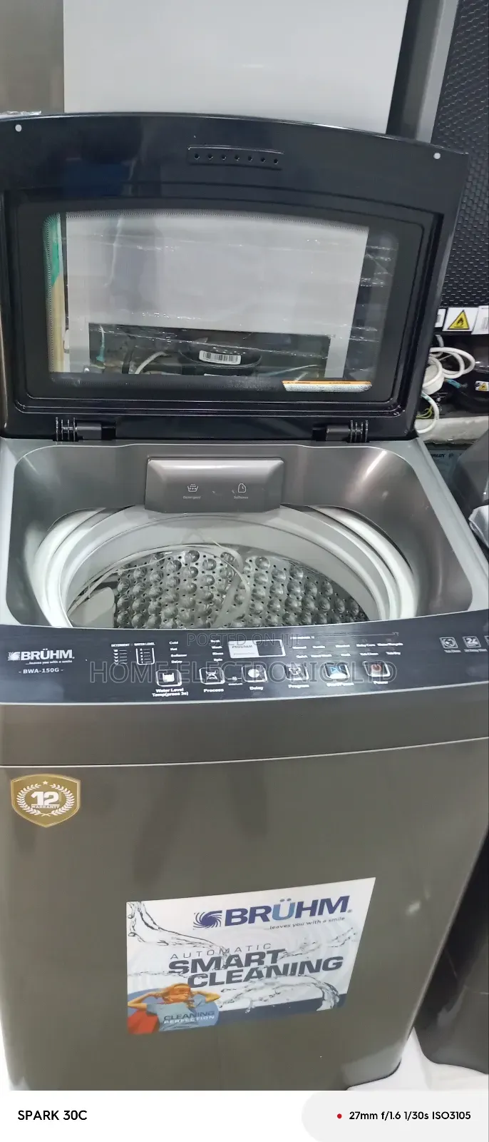 Bruhm Washing Machine 15 Kg Automatic Top Load