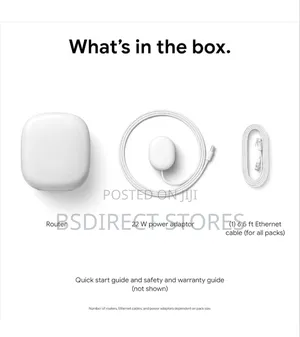 Google Wifi Pro Wi-Fi 6e Reliable Home System Fastest Speed