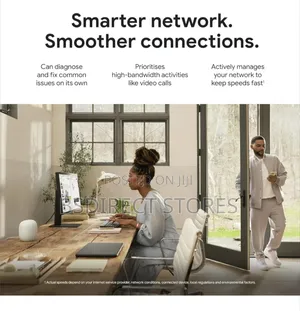 Google Wi-Fi 6E Reliable Fast Speed & Whole-Home Coverage Mesh Router