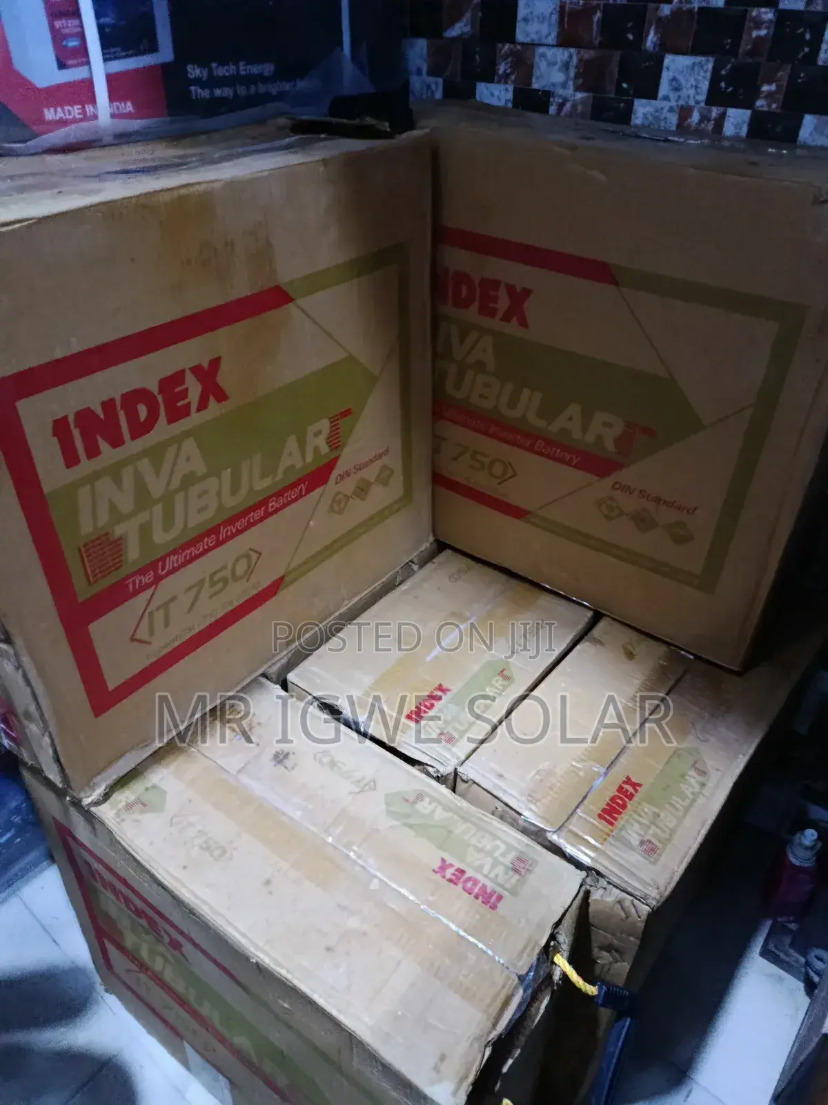 Index Tall Tubular Battery