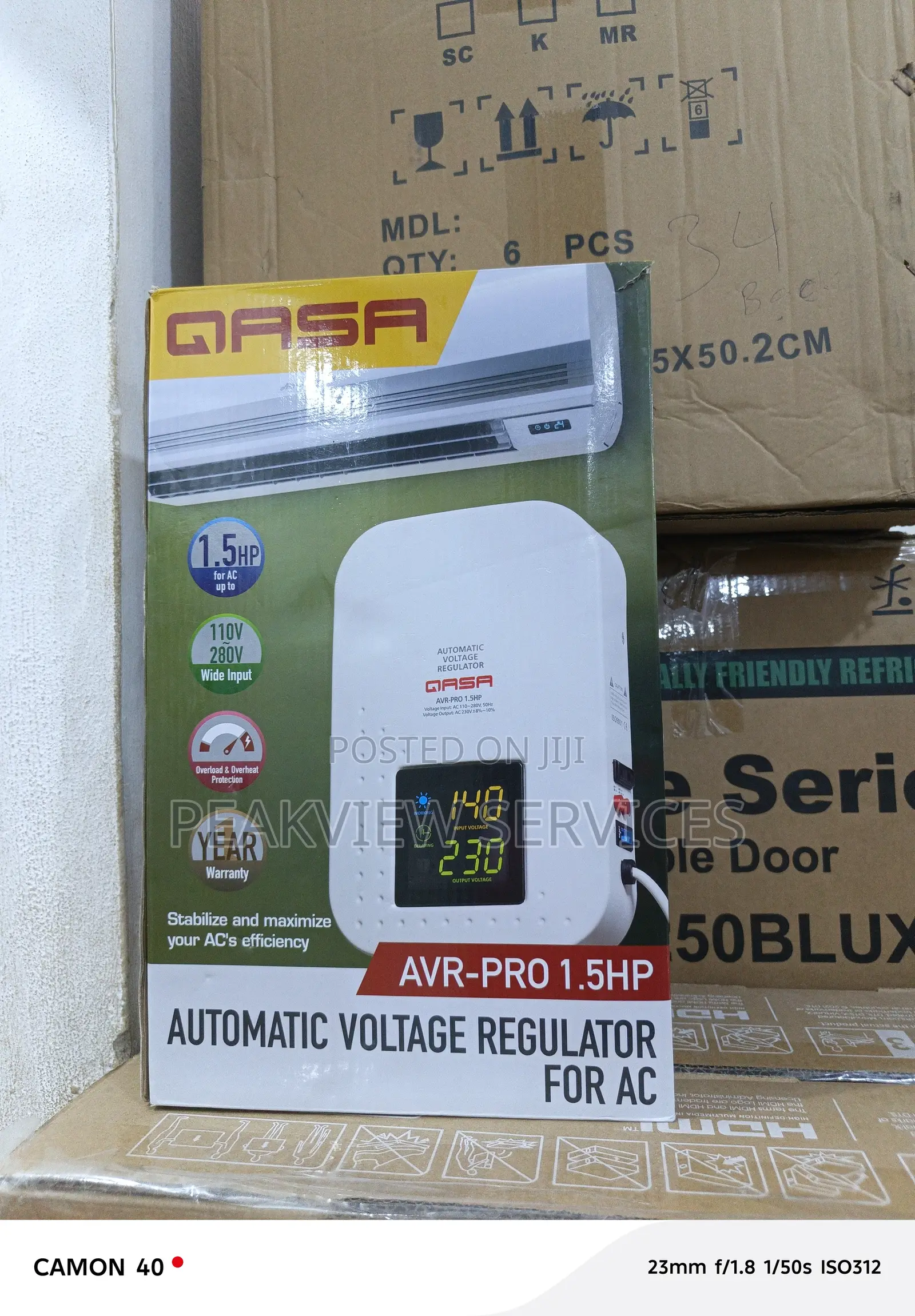 Qasa 2000w Wall Stabilizer – Don’T Let Low Voltage Win!