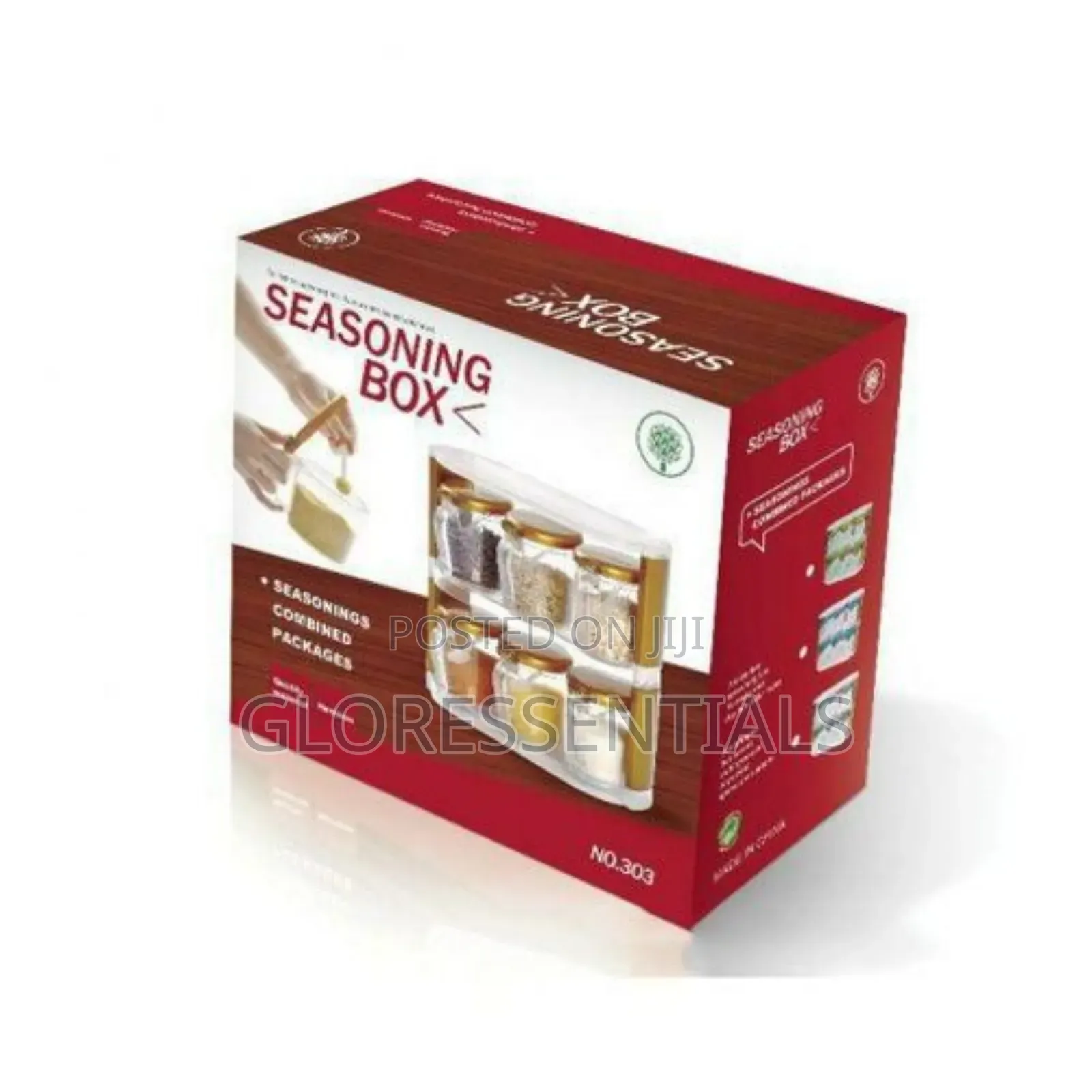 Seasoning Box Spice Containers With Stand