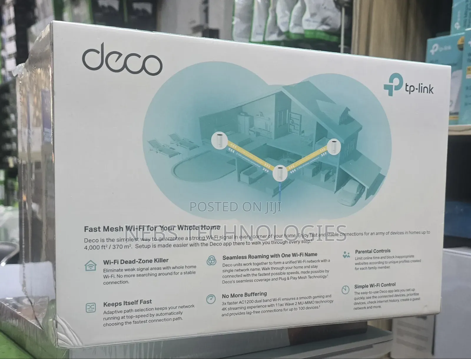 Tp-Link Deco M4 Ac1200 Mesh Wifi Router