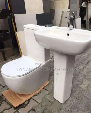 Executive Set Wc With Pedestal and Wash Hand Basin