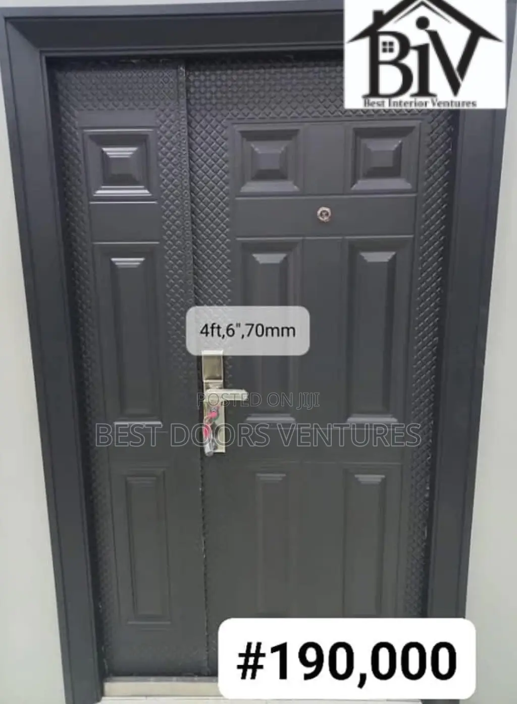 4ft by 7ft Security Door