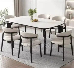 Newly Imported 6 Seaters Luxury Dining Set
