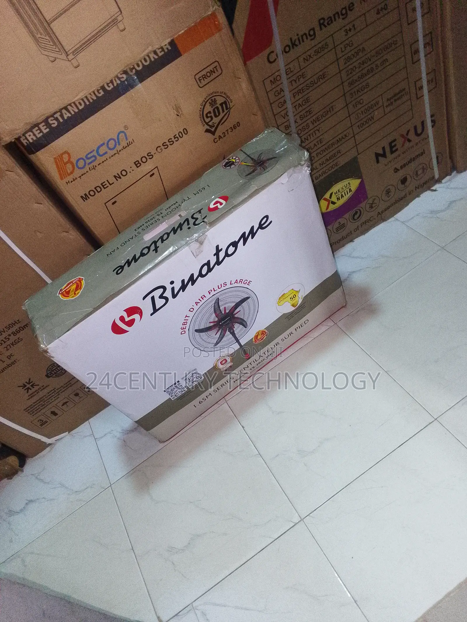 Binatone 18′′ Fan Black Floor Model