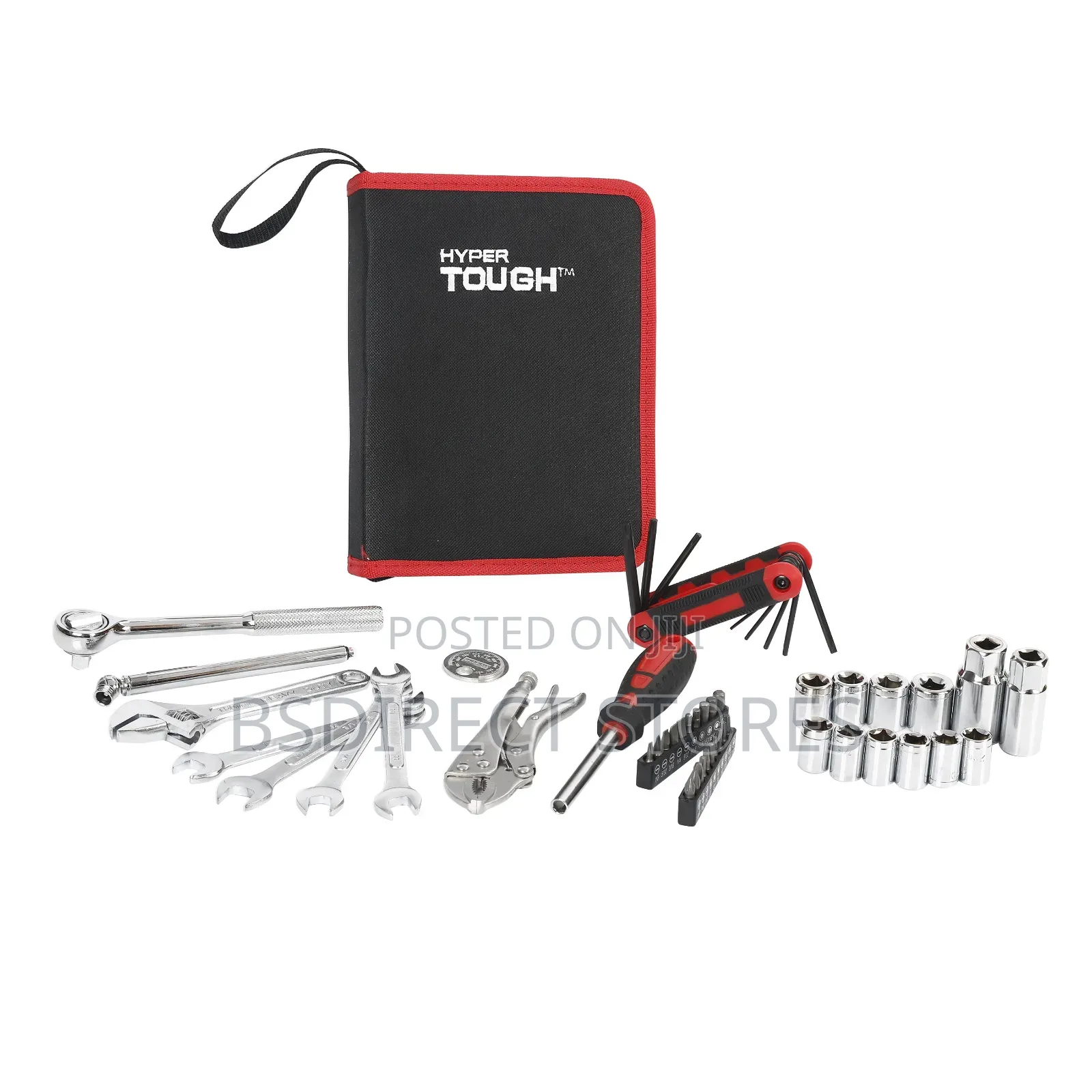 Workpro 51pc Car Motorcycle Road Heavy Duty Steel Tool Set