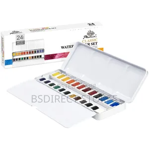 Phoenix Artist Quality Pack of 24 Classic Watercolour Set