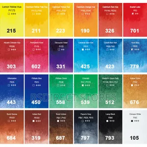 Phoenix Artist Quality Pack of 24 Classic Watercolour Set